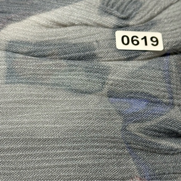 Free People Women’s XS Denim Blue Embroidered Open Back Long Sleeve Mini Dress - Picture 8 of 8